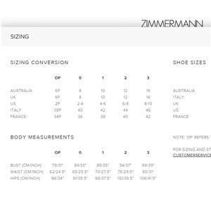 zimmermann bikini sizing